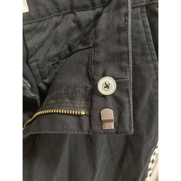 Vans Black Wide Leg Checkerboard Taping Pants Jean Button Up Legs Womens Size 30 - Picture 5 of 9